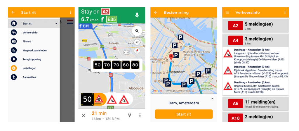 Verkeersinformatie – Onderweg